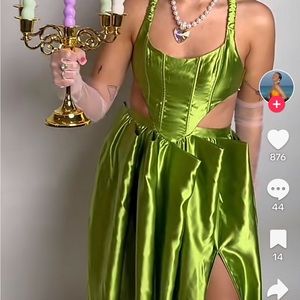 FOR LOVE & LEMONS VIRGINIA MAXI DRESS never worn